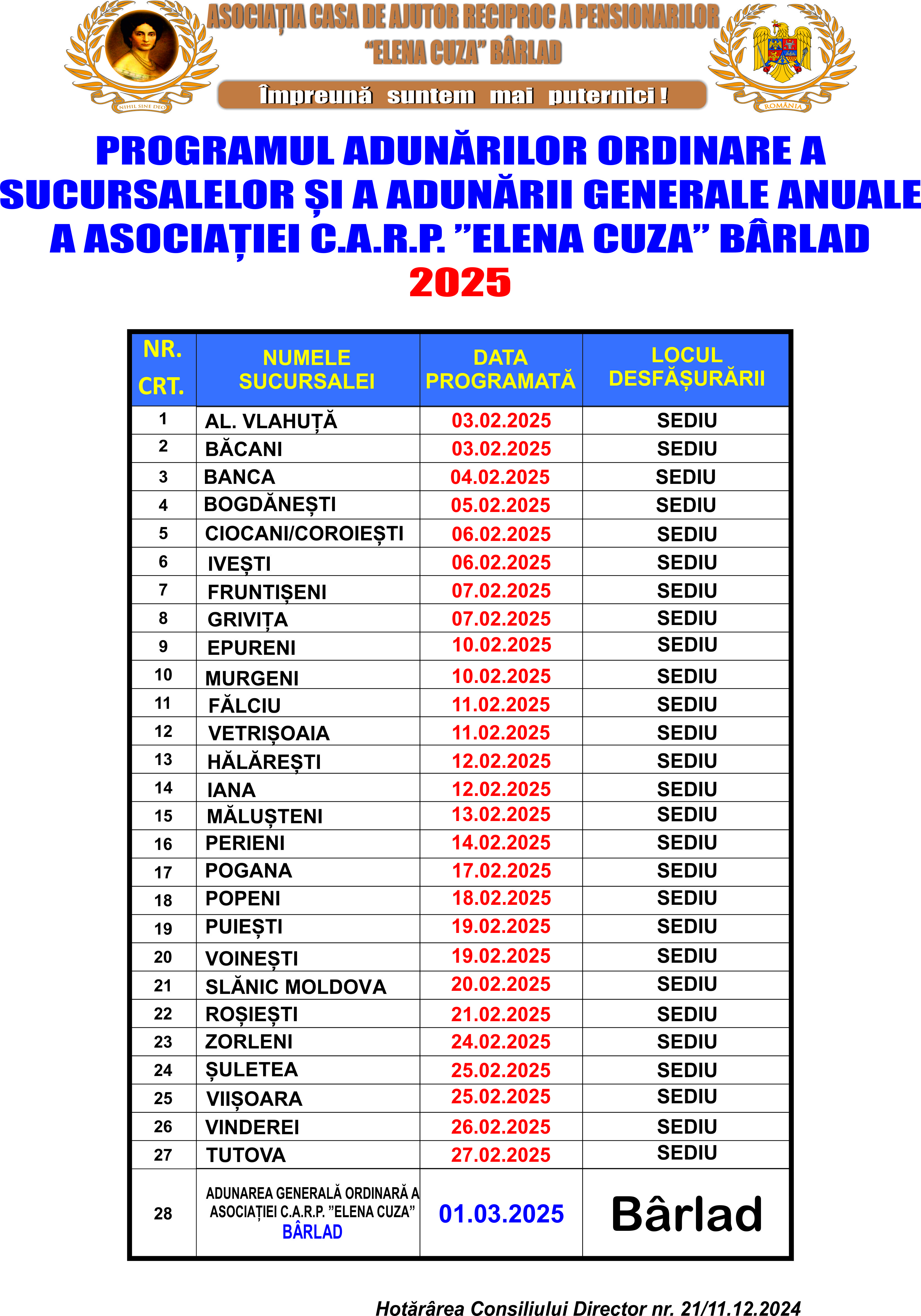 Adunarea Generală Ordinară